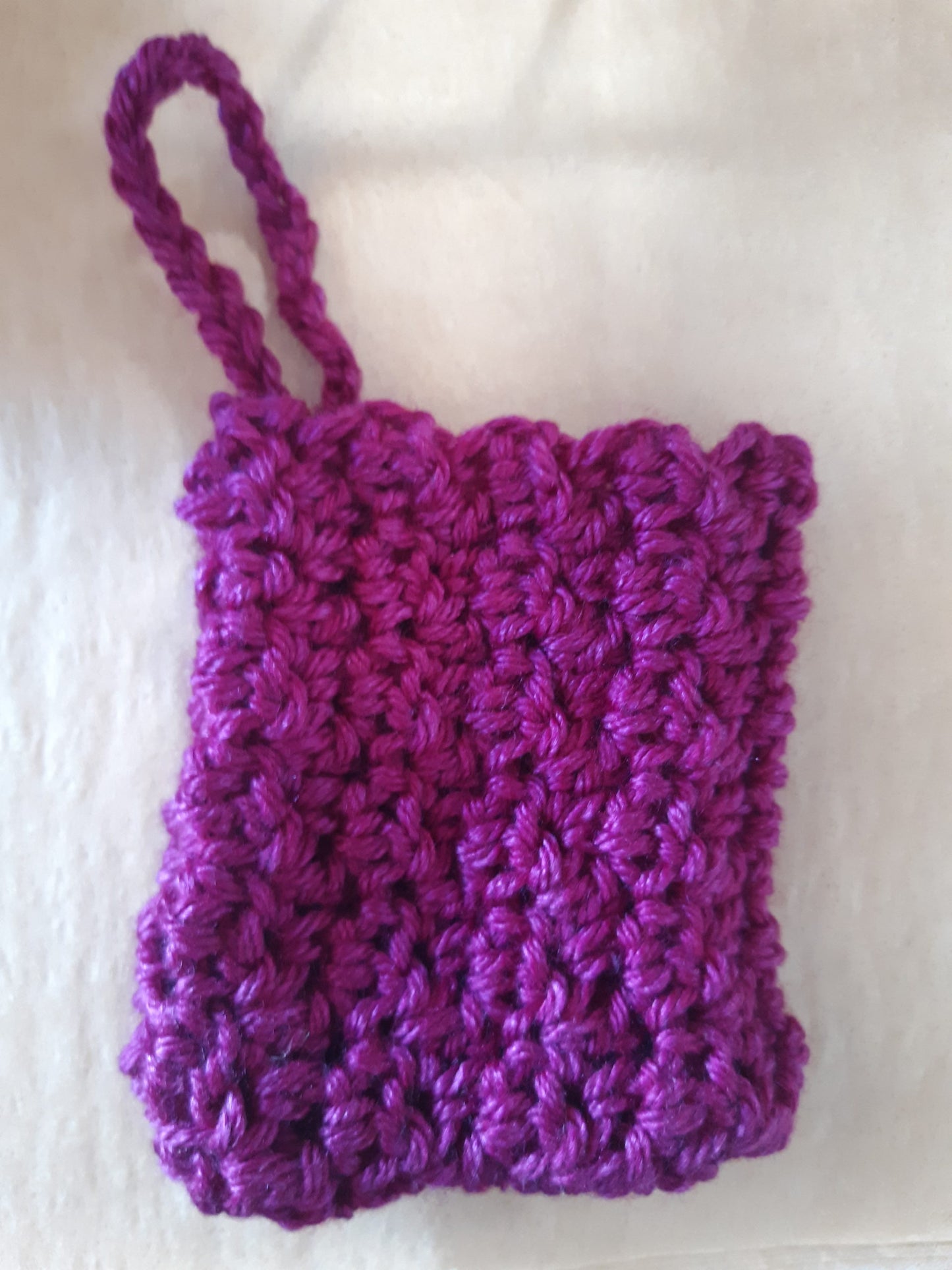 merino-silk soap satchel