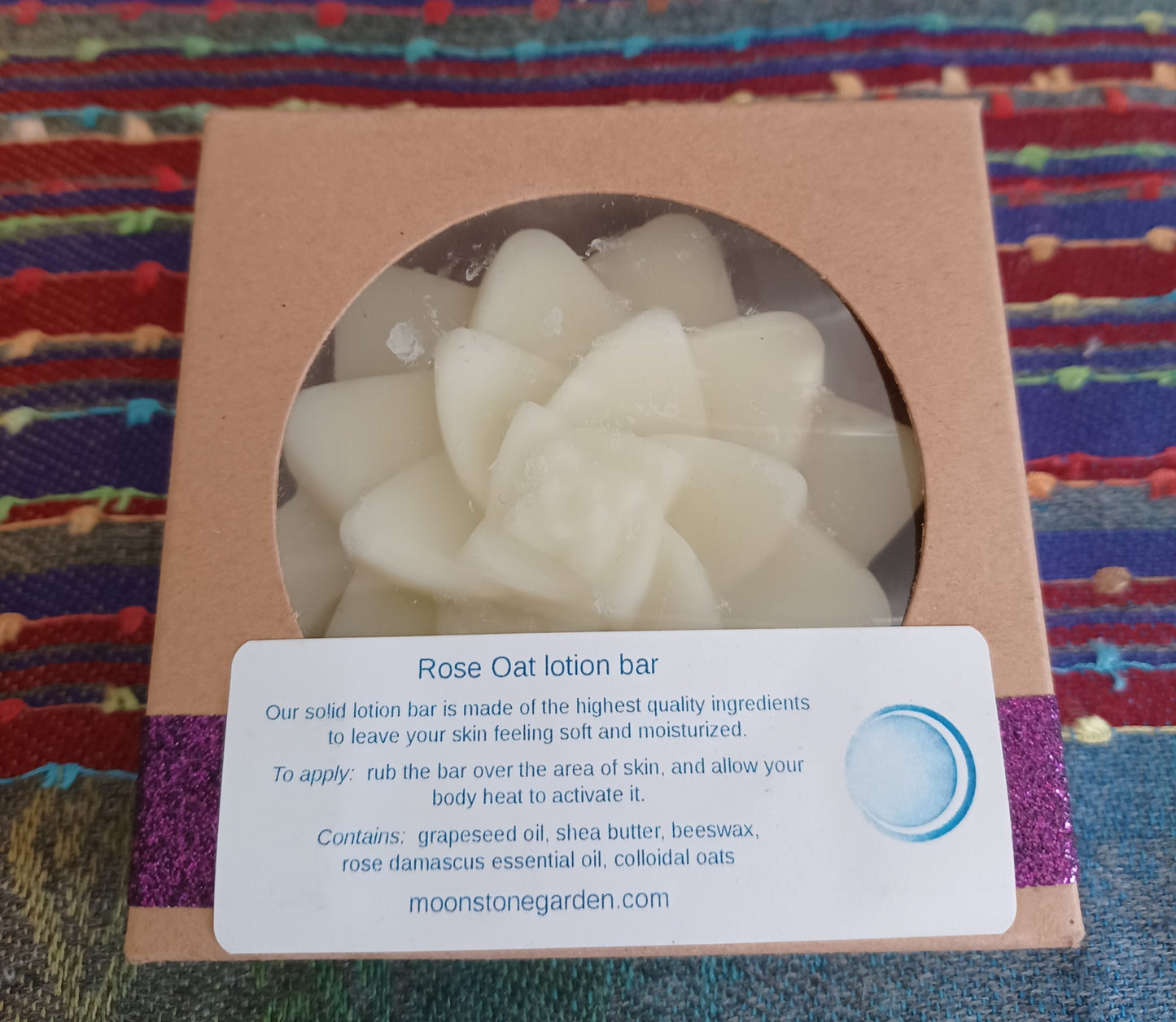 rose oat lotion bar, handmade, artisan lotion, Black owned, apothecary, North Carolina