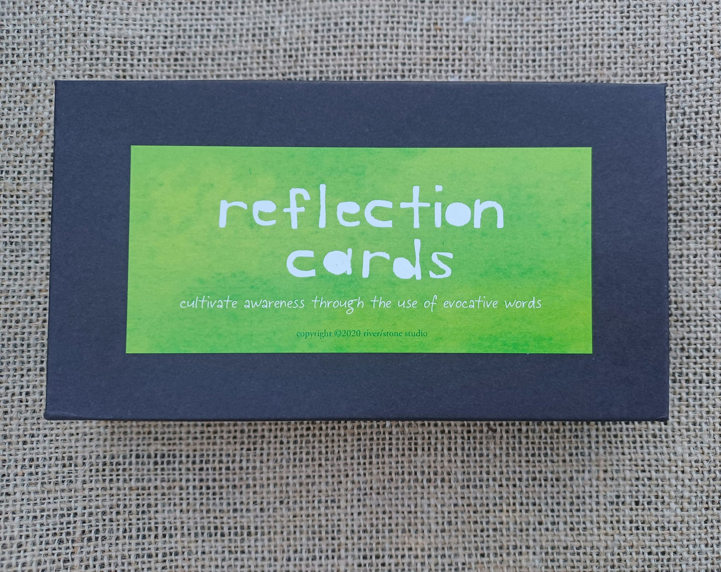 reflection cards, oracle cards, Moonstone Garden, river/stone studio, alternative gifts