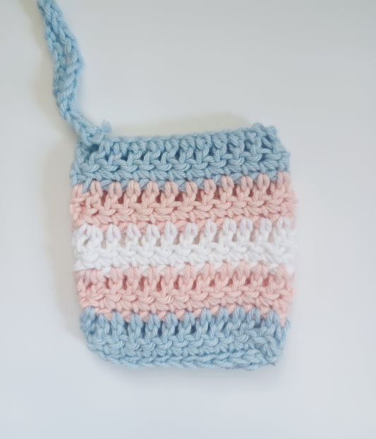 Trans Pride cotton soap satchel