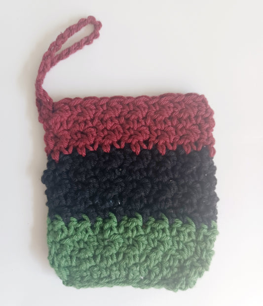 Juneteenth cotton soap satchel