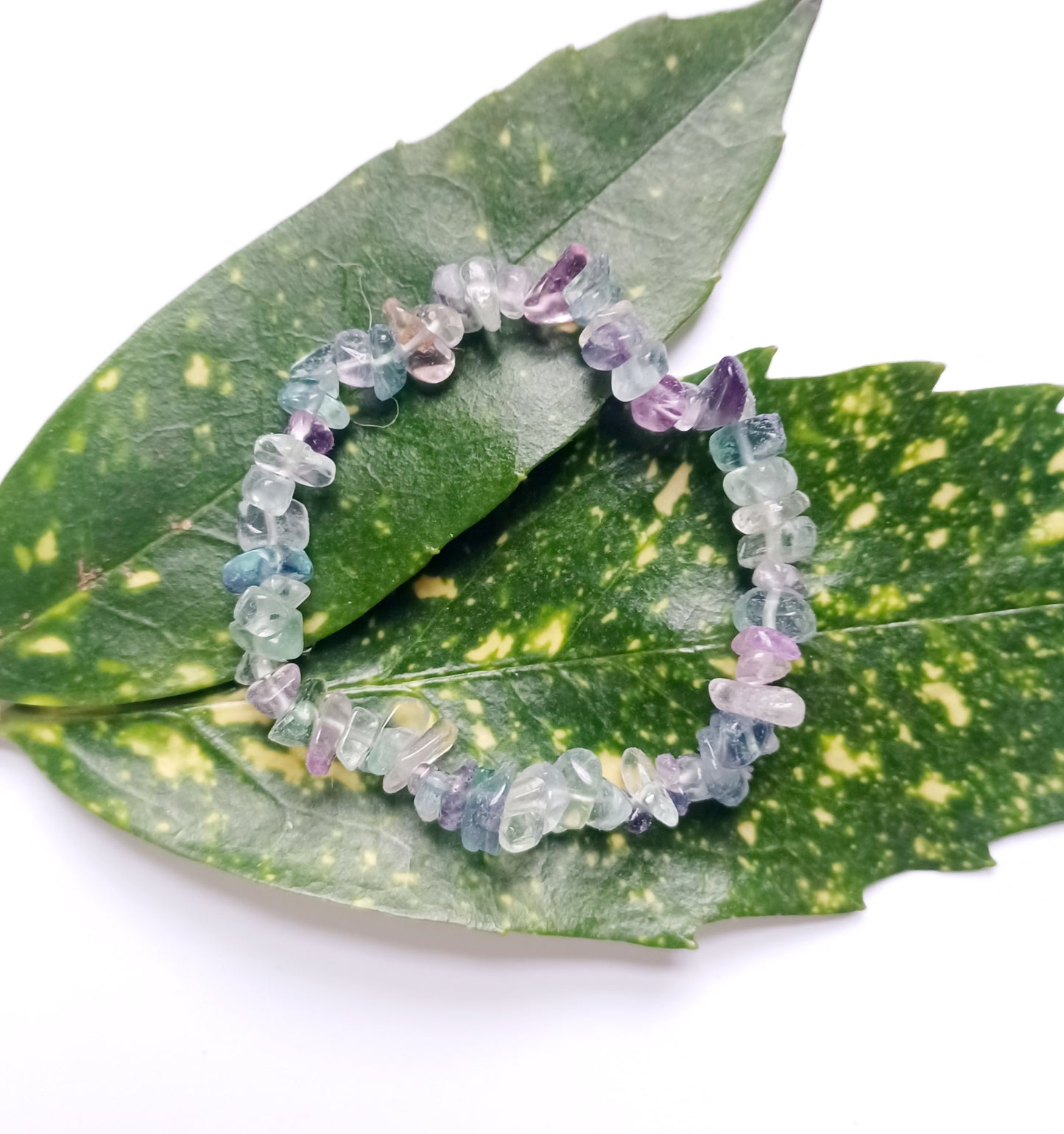 Fluorite Gemstone Bracelet