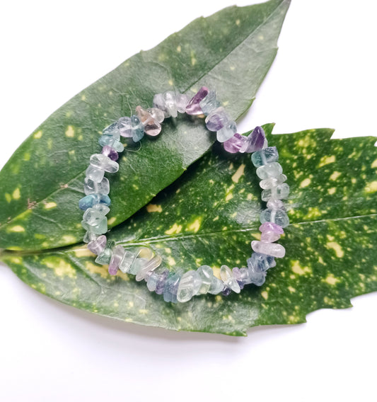 Fluorite Gemstone Bracelet