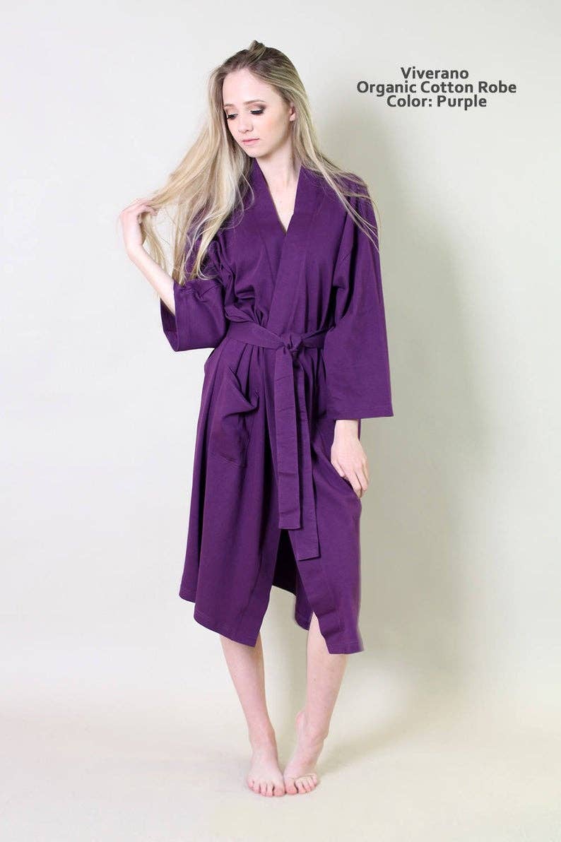 Organic Cotton Bath & Spa Robe