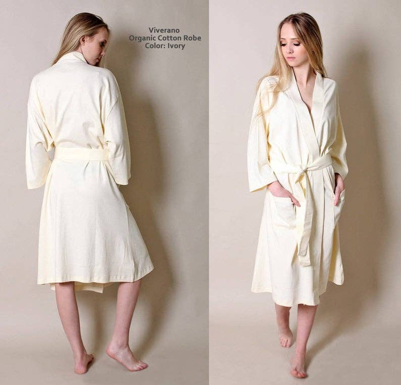 Organic Cotton Bath & Spa Robe