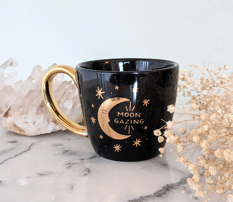 Lunar & Solar Iridescent Ceramic Mug, 8oz