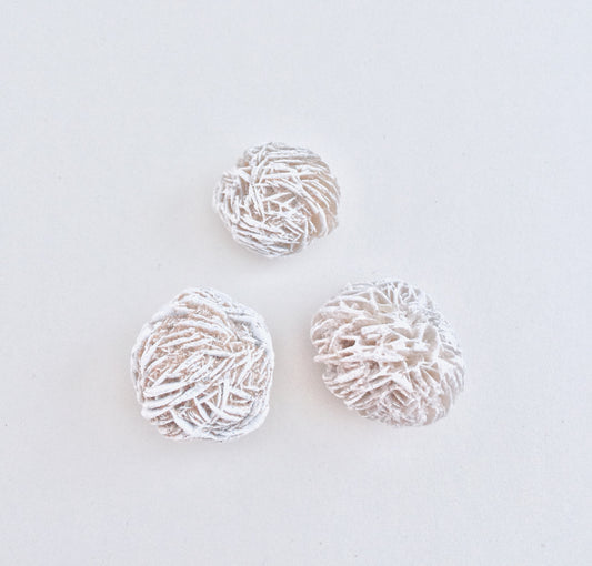 selenite, gypsum rose, desert rose, raw crystal, gypsum mineral, Black-owned