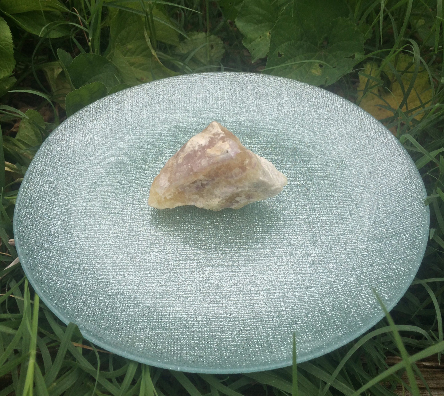 Green Fluorite Crystal
