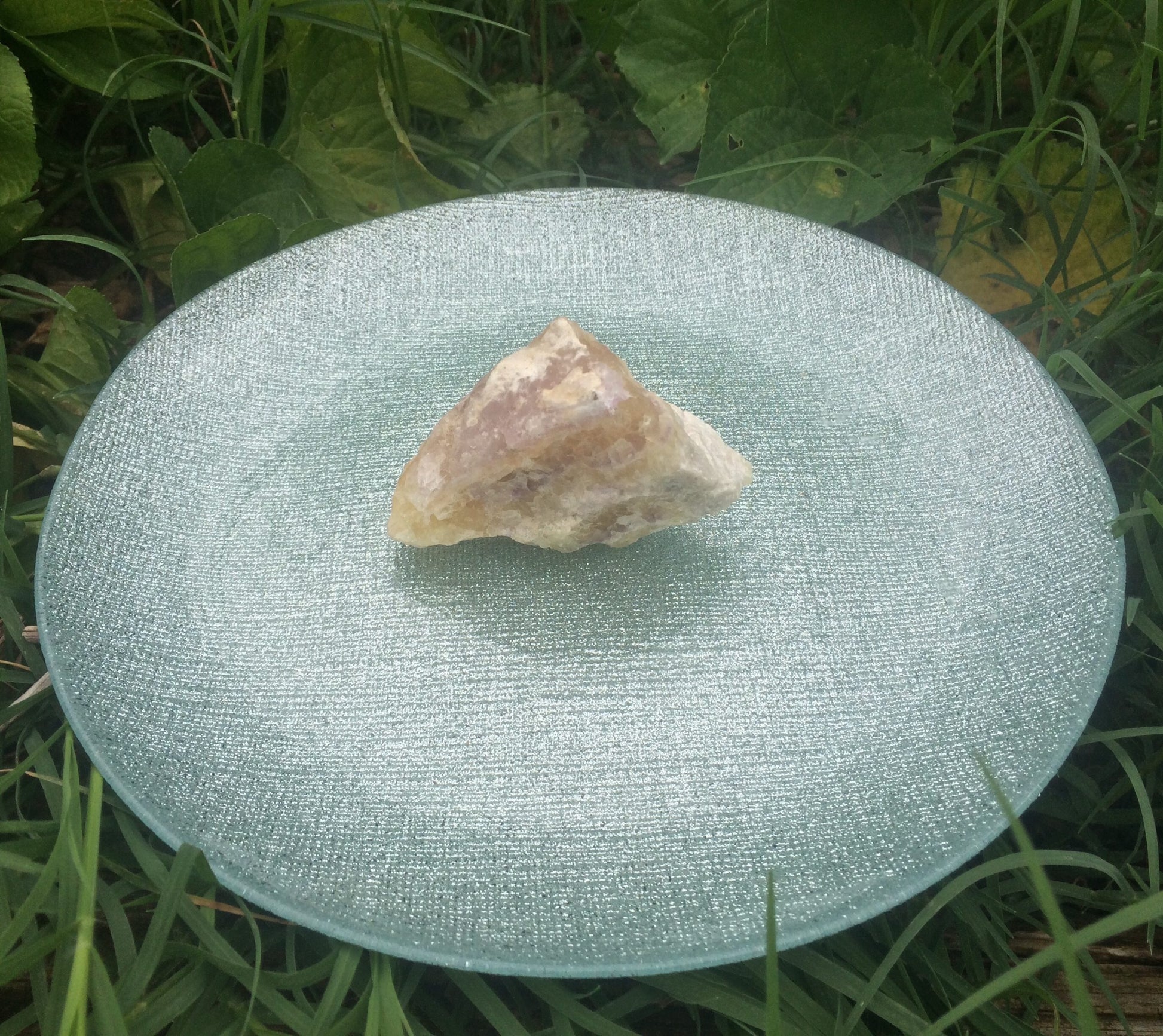 Green Fluorite Crystal