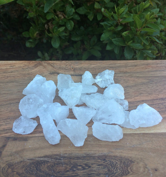 quartz crystal, rough gemstone, moonstone garden, woman owned, black owned