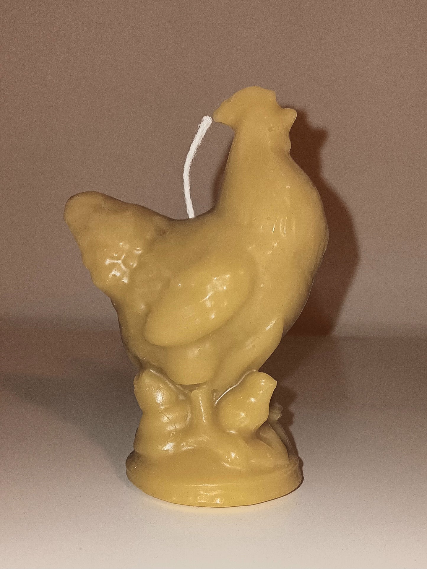 Hen Beeswax Candle