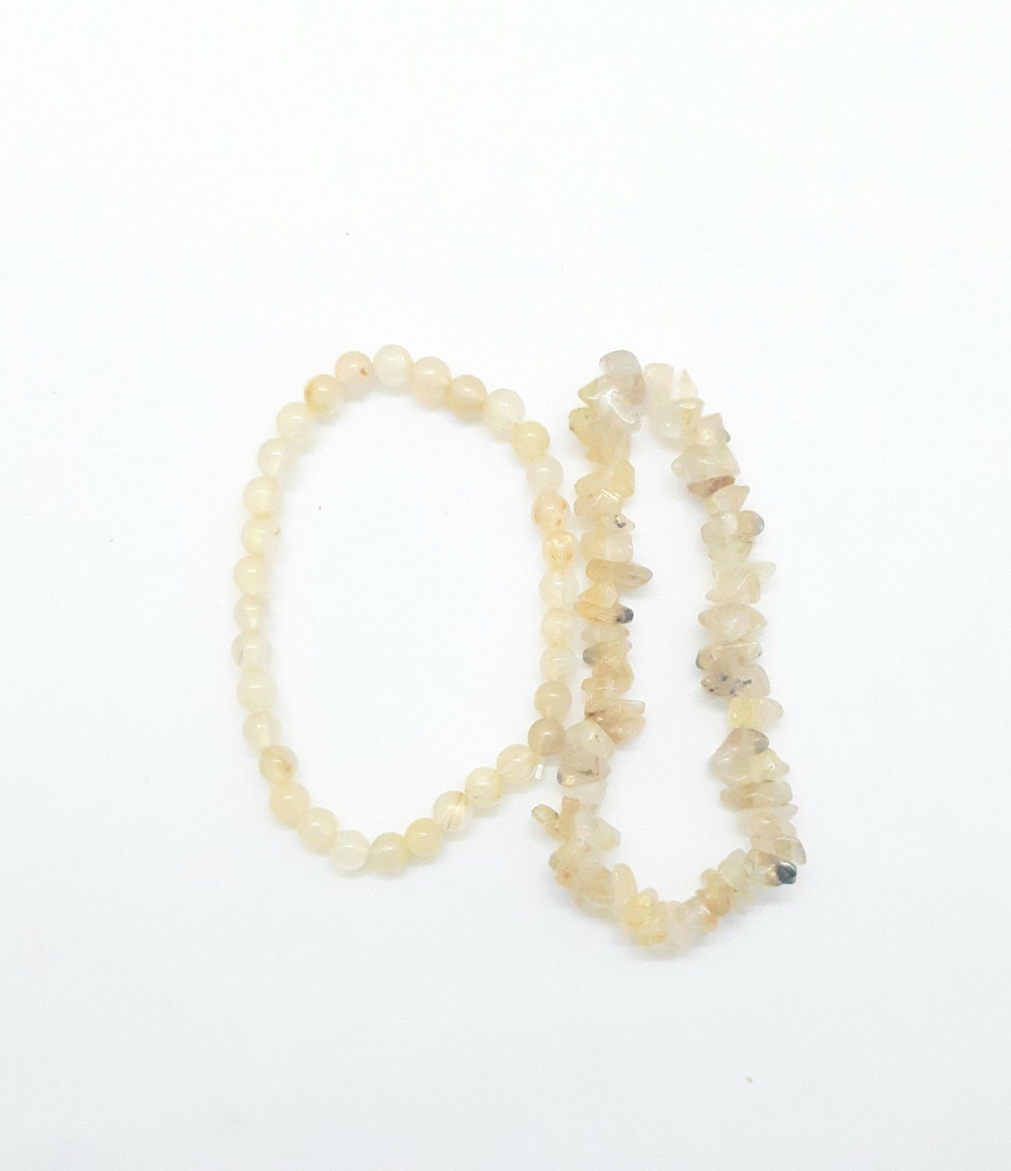 gold rutilated quartz bracelet