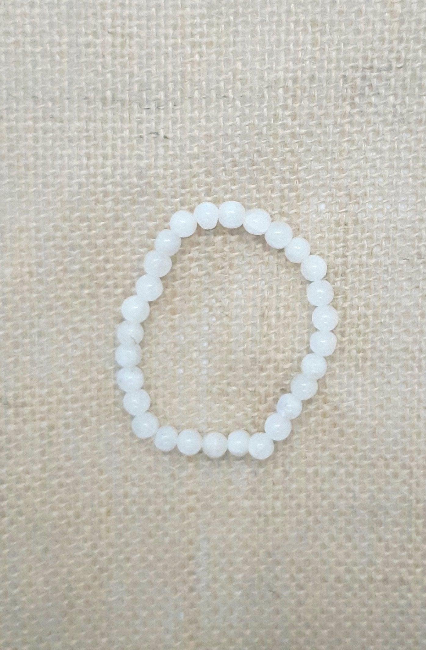 White Moonstone Bracelet 