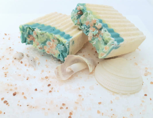 litsea sea salt handmade bar soap