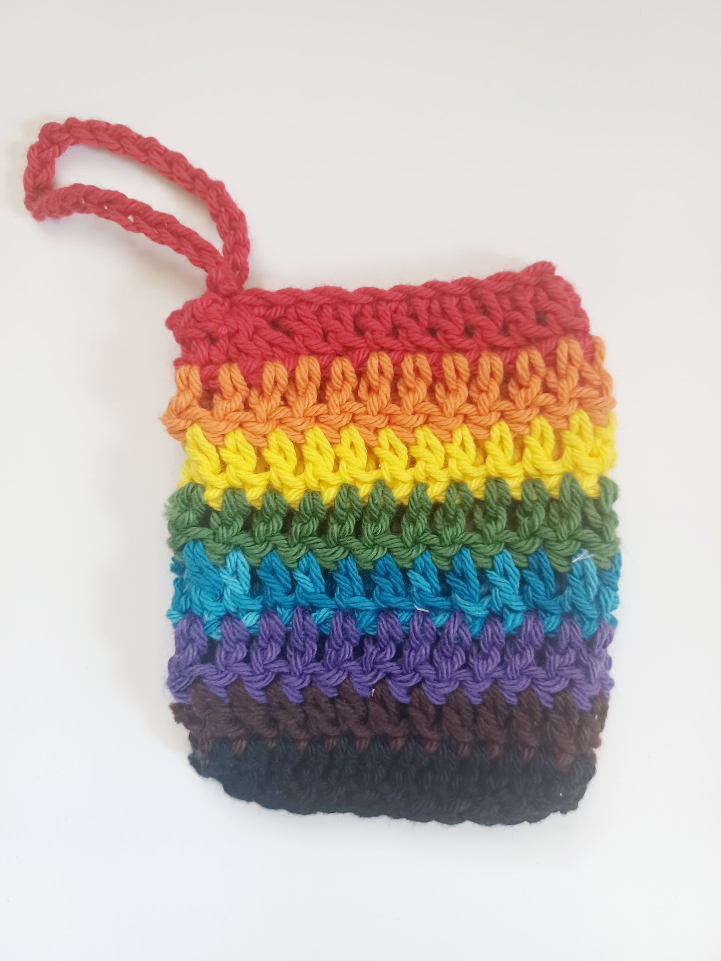 Rainbow cotton soap satchel