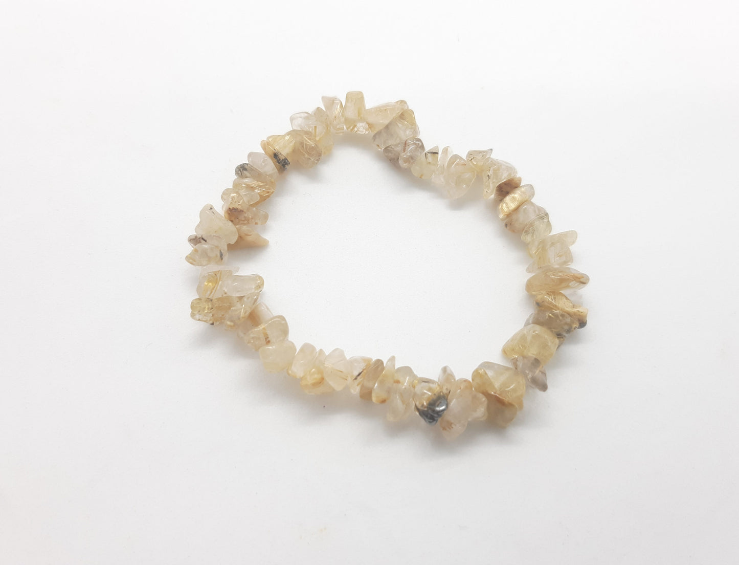 golden rutilated quartz, gemstone, crystal, bracelet, handmade, Black owned business