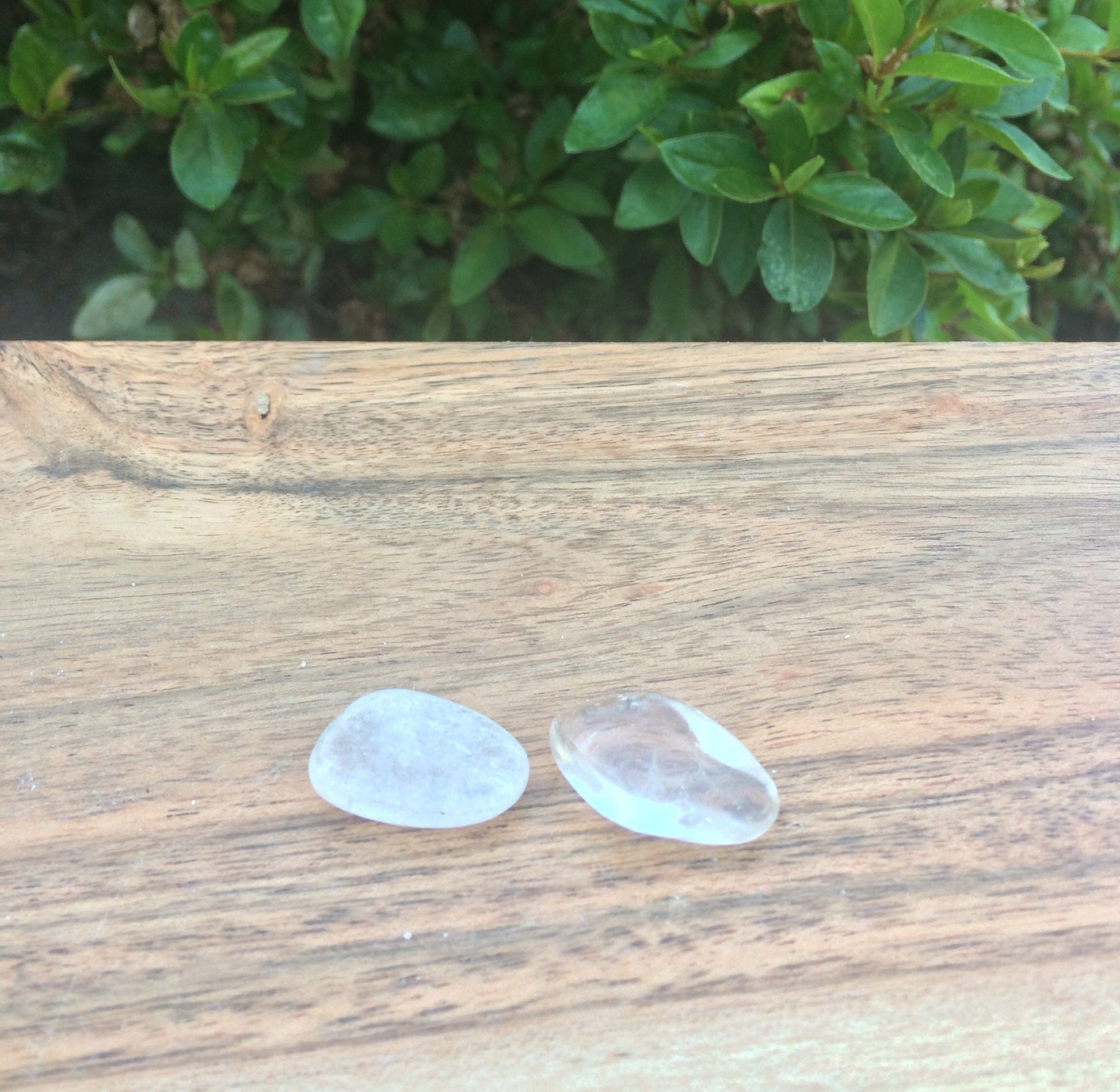 quartz crystal, tumbled stone, moonstone garden